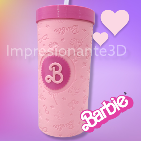 VASO MILKSHAKE BARBIE