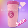 VASO MILKSHAKE BARBIE