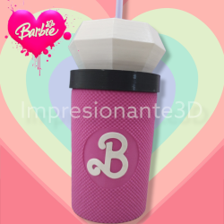 VASO MILKSHAKE BARBIE